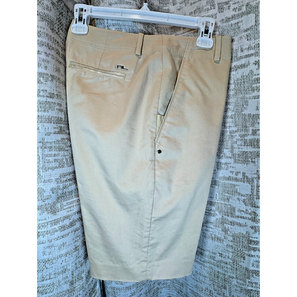Polo Golf Ralph Lauren 10" Bermuda Shorts Women's 6 Beige Chino Performance